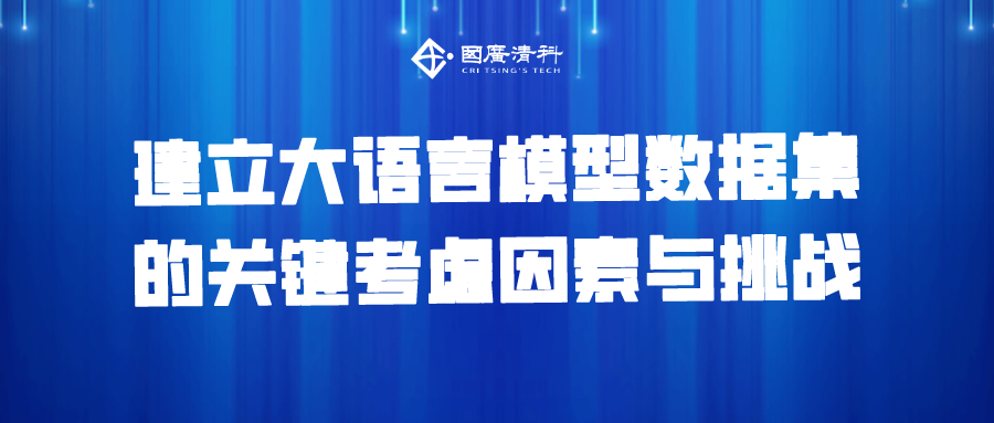 建立大语言模型数据集的关键考虑因素与挑战